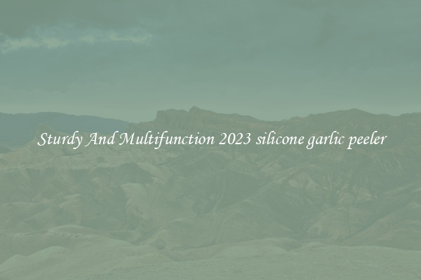 Sturdy And Multifunction 2023 silicone garlic peeler