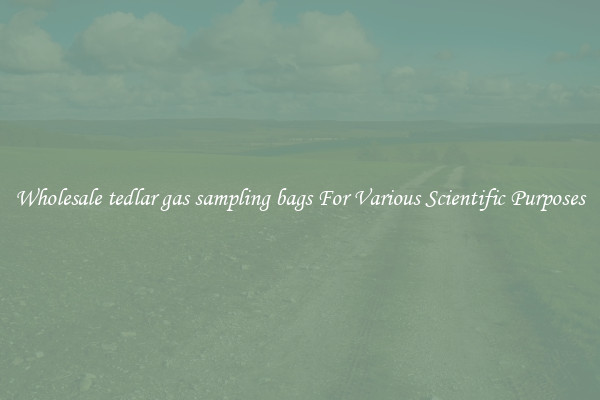 Wholesale tedlar gas sampling bags For Various Scientific Purposes