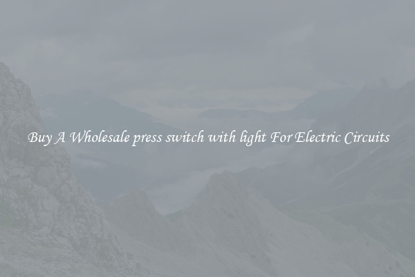Buy A Wholesale press switch with light For Electric Circuits