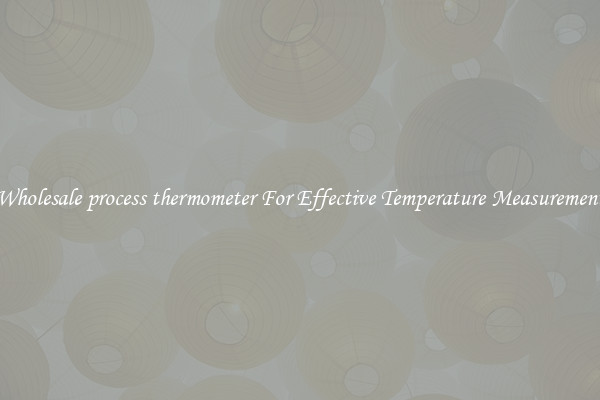 Wholesale process thermometer For Effective Temperature Measurement