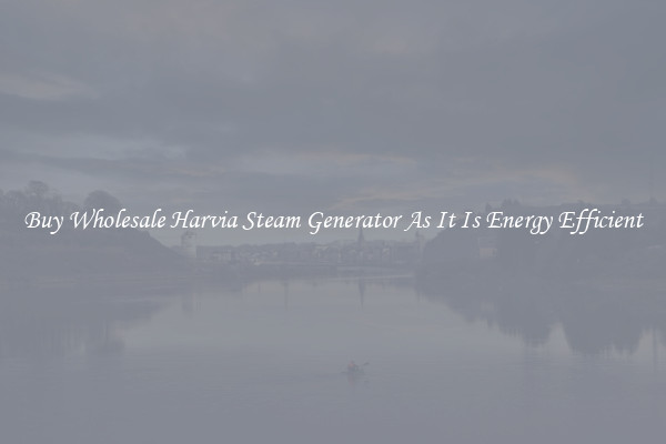 Buy Wholesale Harvia Steam Generator As It Is Energy Efficient