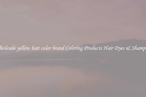 Wholesale yellow hair color brand Coloring Products Hair Dyes & Shampoos