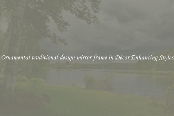 Ornamental traditional design mirror frame in Décor Enhancing Styles