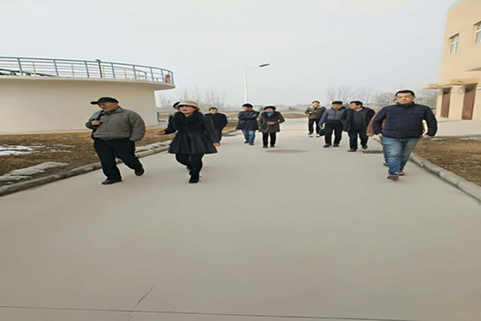 J9集团平台部“水十条”查核水传染防治督察组到水环境公司大荔县经开区污水厂查抄工作