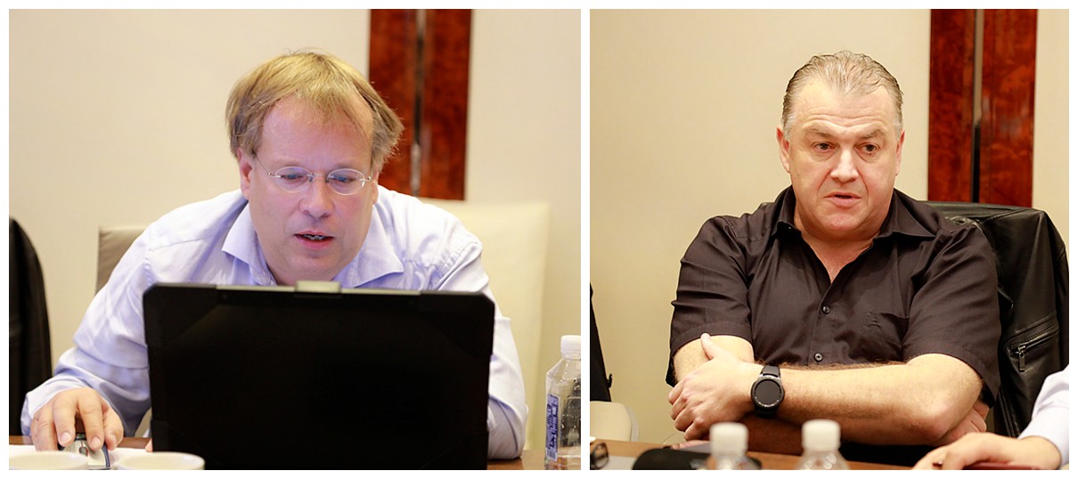 熊良虎赴京调查德国迪芬巴赫公司、ESATPOINT GLOBAL公司生态J9集团平台板材设备工艺