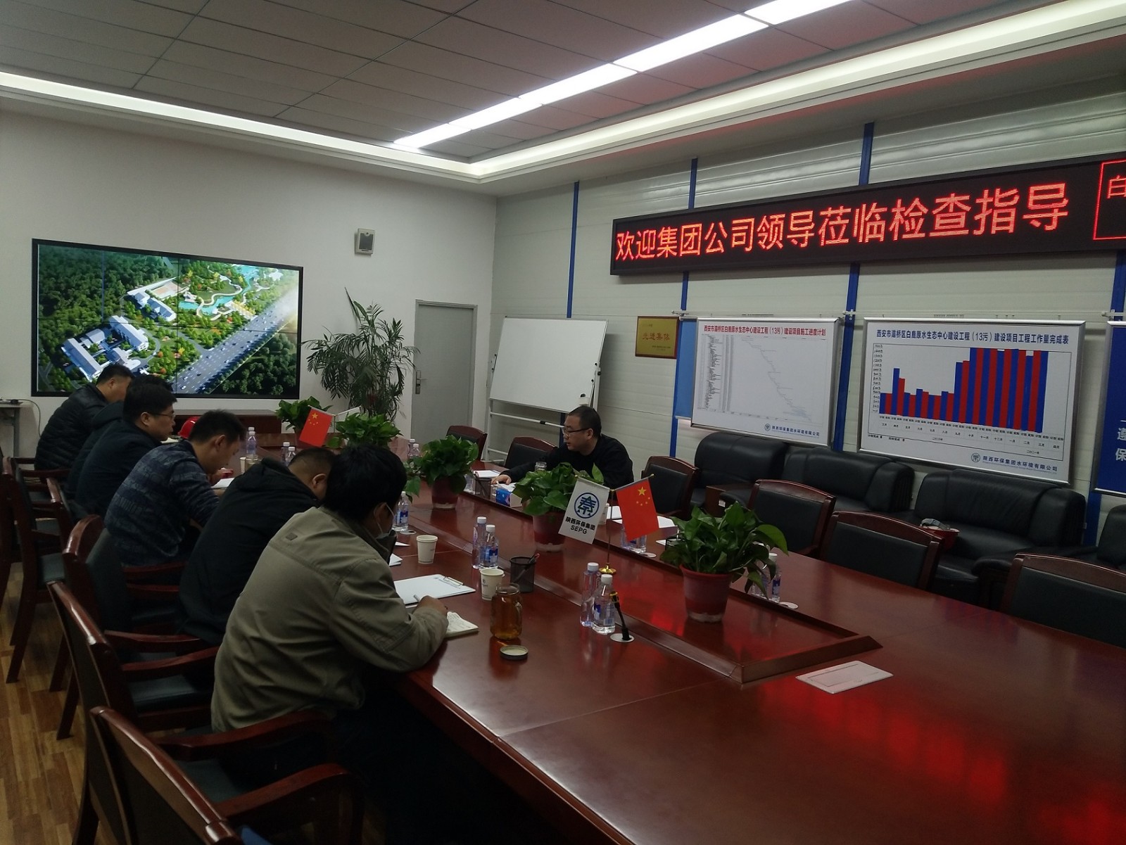 陕西J9集团平台集团查抄三秦J9集团平台股份公司水环境公司安全出产工作