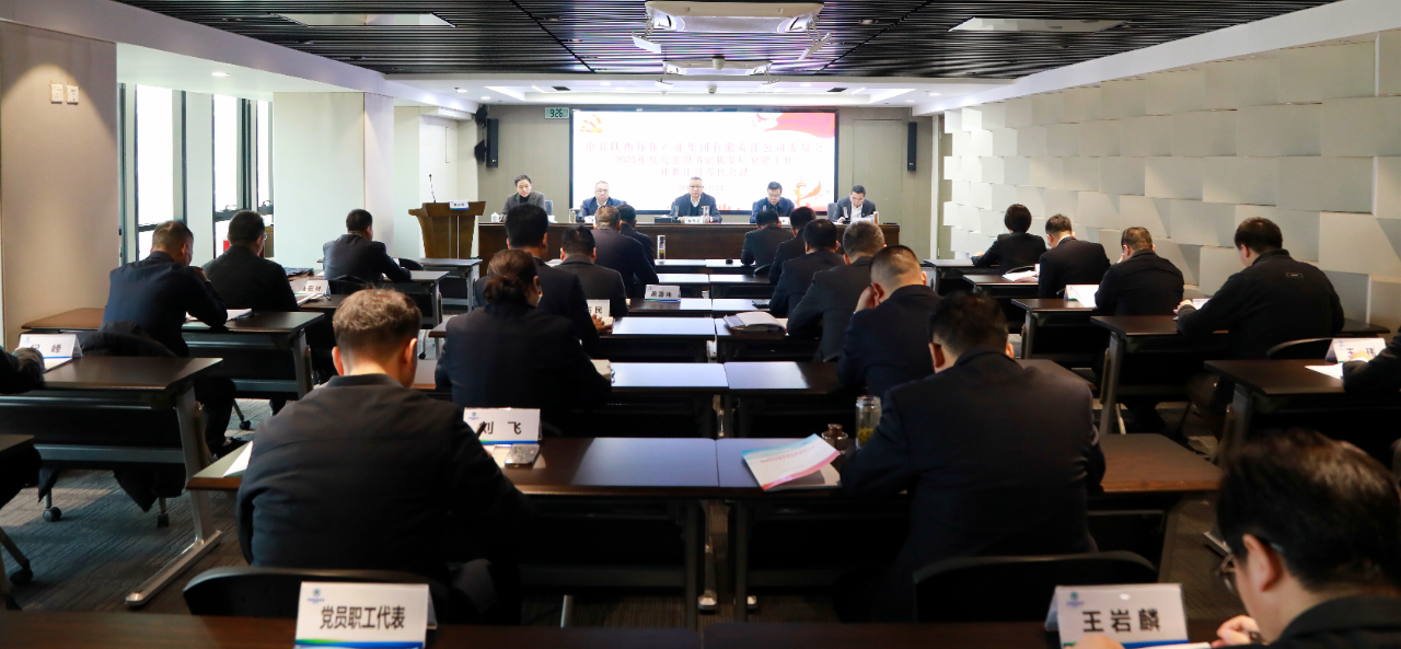 陕西J9集团平台集团党委召开2025年度党组织书记抓基层党建工作述职评议查核会议
